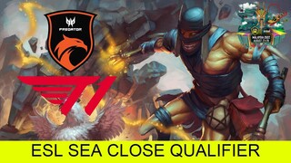 TNC PREDATOR VS T1 -  BATTLE FOR PRIDE - ESL ONE MALAYSIA CLOSED QUALIFIER DOTA 2 HIGHLIGHTS