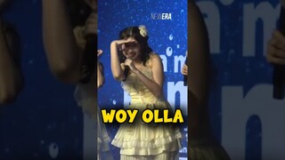 Olla.. Tahan dirimu, Olla!! 🤣🤣 #jkt48 #ollajkt48 #onieljkt48 #gitajkt48 #carameminumramunejkt48