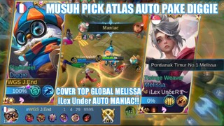 DIGGIE COUNTER ATLAS !! | COVER TOP GLOBAL MELISSA iLex Under AUTO MANIAC!! | DIGGIE GAMEPLAY