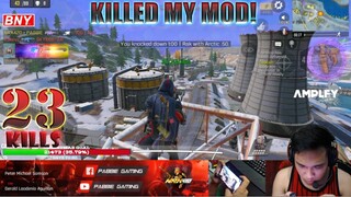 KILLED MY MOD TWICE IN RANK GAME | BR SNIPER | 23 KILLS | NRX 420 | CODM GARENA