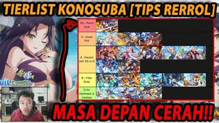 🔥🔥AKHIRNYA TIER LIST YANG KALIAN TUNGGU [RERROL UNTUK MASA DEPAN CERAH] - KonoSuba: Fantastic Days