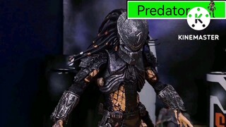Kamen rider kabuto vs predator stop motion with healthbars