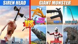 Siren Head vs Giant Monsters | SPORE
