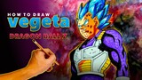 How To Draw VEGETA Of Dragon Ball Z | Anime Drawing