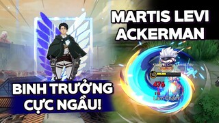 MARTIS LEVI ACKERMAN: BINH TRƯỞNG KHUẤY ĐẢO MOBILE LEGENDS! SKIN ĐÁNH THƯỜNG NGẦU NHẤT | Tốp Mỡ