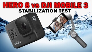 GoPro HERO 8 vs DJ OSMO MOBILE 3 | stabilization test | tech review | AJ PAKNERS