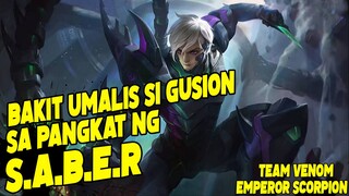 ANG KWENTO NI GUSION BILANG LEADER NG VENOM | MOBILE LEGENDS TAGALOG STORY | MLBB