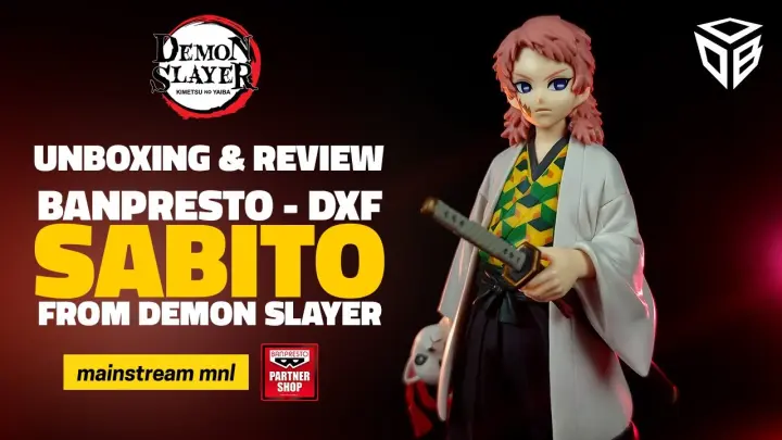SABITO from KIMETSU NO YAIBA (DEMON SLAYER) Banpresto DXF - Unboxing and Review