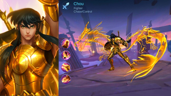 Chou Saint Saiya Libra Shiryu Skin Script