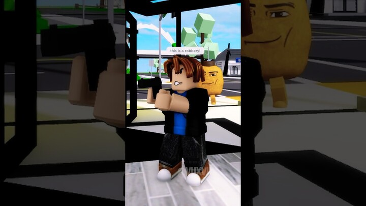 BACON WAS TIRED OF BEING POOR IN ROBLOX BUT THEN THIS HAPPENED.. #roblox #brookhaven #shorts