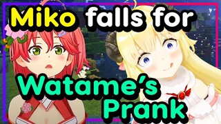 【ENG Sub】Sakura Miko - Falls for Watame's Blowfish Prank