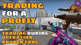 HUGE PROFITS WITH TRADING ON OPERATION BROKEN FANG!!! | CSGO TRADING FOR A PROFIT #2 | elsu