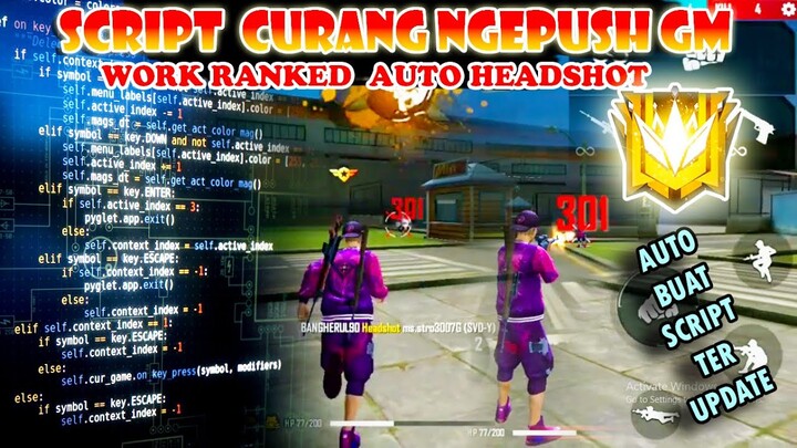 Cheat Auto Headshot  Aim Por Mira ala RUOK FF MAX & BIASA