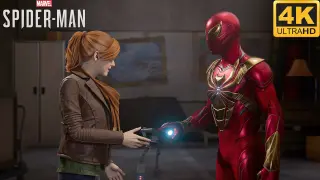 Spider-Man Saves MJ with Classic Iron Spider Suit - Marvel's Spider-Man PS5 (4K 60FPS)