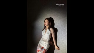 Zhao Lusi behind CHANDO event photo shooting