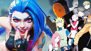 Jinx Liên Minh Huyền Thoại Nhưng Lại Xuất Hiện Trong Anime Naruto - NARUTO SHIPUDEN STOM 4 Tập 262