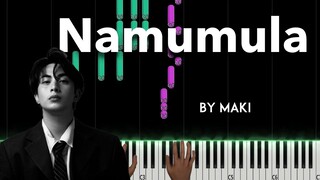 Namumula by Maki  piano cover + sheet music & lyrics