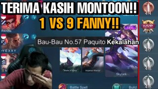 KARMA KESOMBONGAN USER FANNY!! DARK SISTEM SOLO RANKED