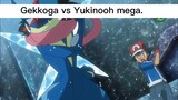 Gekkoga vs Yukinooh mega p2 #pokemon