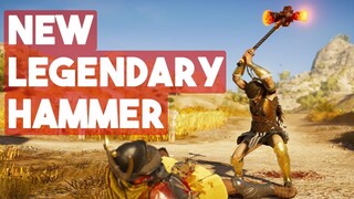 AC ODYSSEY: NEW UPDATE LEGENDARY HAMMER OF HEPHAISTOS IN ACTION