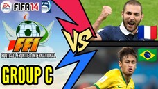 FIFA 14: FFI World Cup 2023 | France VS Brazil (Group C)