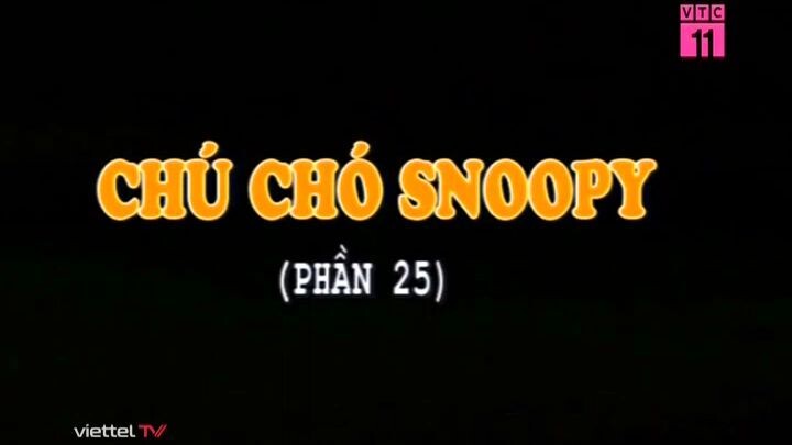 Chú chó Snoopy (Phần 25)