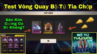 [Garena Free Fire]/Săn Kim Cương Từ Vòng Quay May Mắn Có Dễ?Test Vòng Quay Bộ Tứ Tia Chớp Mới