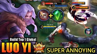 Super Annoying Hero!! Luo Yi Best Build 2022 - Build Top 1 Global Luo Yi ~ MLBB