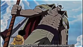 TEKAD LUFFY DIHADAPAN SHIROHIGE #onepiece