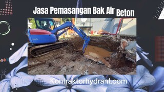 Jasa pemasangan bak air beton
