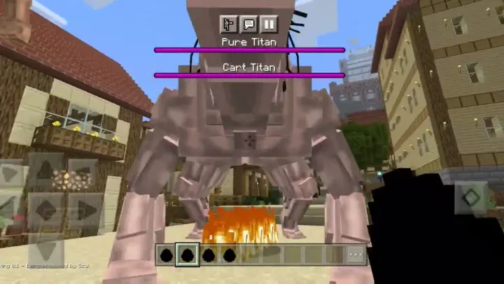 Attack On Titan Shifting ADDON in Minecraft PE