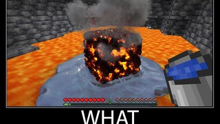 Minecraft รออะไร meme part 91 minecraft สมจริง Magma block