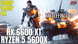 Battlefield 4 | Ryzen 5 5600x + RX 6600 XT | 1080p, 1440p, 4K benchmarks!