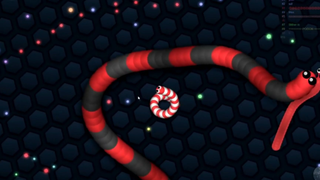 Small vs big slither io #1#game