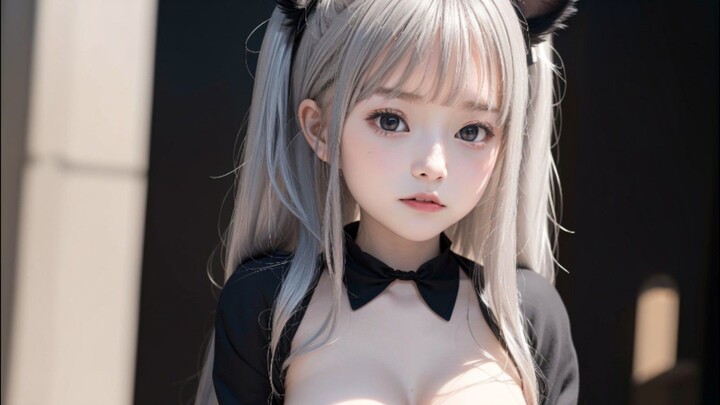 black nekomimi 😻😻🙀🍑