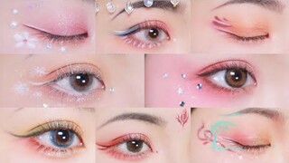 Trang điểm mắt, vẽ chu sa cổ trang Trung| Chinese ancient eyes makeup- Nhã Di Các.