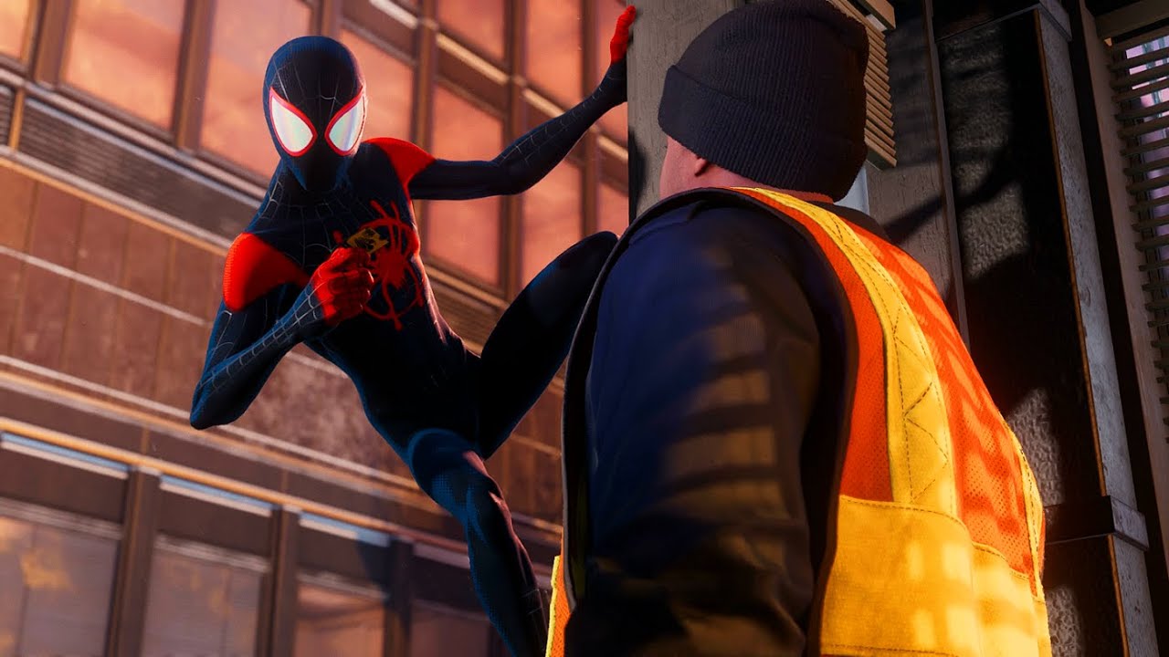 Spider-Man Web Of Shadows: Miles Into Spider-Verse Suit Mod 