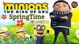 The Minions Rise of Gru Spring Run | Minions Springtime Dance and Freeze | PhonicsMan Fitness