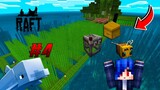 กลับมาสร้างเกาะอีกครั้ง!! น้องผึ้งง    #4  - Minecraft Raft Survival