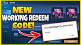 NEW WORKING REDEEM CODE! CLAIM NOW!! || MOBILE LEGENDS BANG BANG