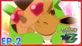 Pokémon the Series: XYZ | EP 2 Cinta Menyerang, Eevee Terkejut! | Pokémon Indonesia