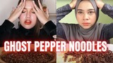 Ghost Pepper Noodles Insane Challenge | Mukbang Highlights | Mukbang Compilation Eating Sound