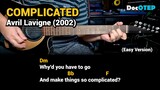 Complicated - Avril Lavigne (Easy Guitar Chords Tutorial with Lyrics)