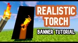 Minecraft Realistic Torch Banner Tutorial!