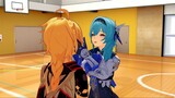 Let me suck you (Eula tries to seduce Aether) - Genshin Impact Animation