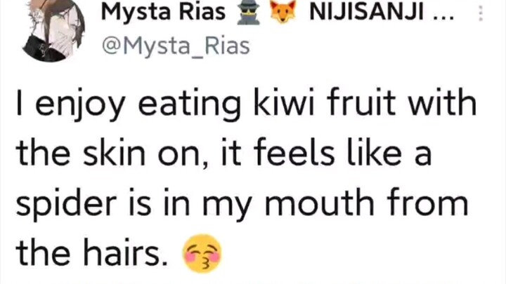 [Dewasa/mysta] Rubah yang suka makan buah kiwi yang berkulit