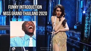 Funny Introduction - Miss Grand Thailand 2020 - Vietsub hài hước Hoa Hậu Thái Lan 2020