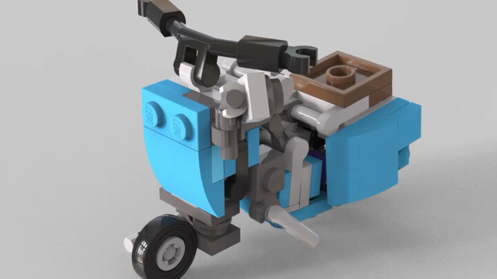 [Transformation Animation] Lego Transformer Motorcycle Sqweeks