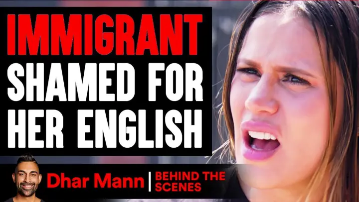 Immigrant SHAMED FOR Her ENGLISH ft. The Royalty Family (Behind-The-Scenes) | Dhar Mann Studios