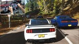 2020 Mustang Shelby GT500 - Race gameplay | Forza horizon 4 | Logitech g29